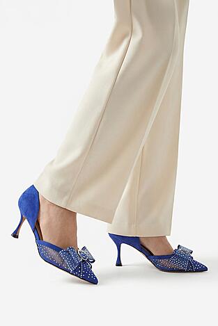 Елегантни обувки EVA MINGE EO-AVA-78096-202 СИН