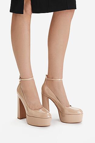 Czółenka NINE WEST CEO-DALILA-02 Beżowy