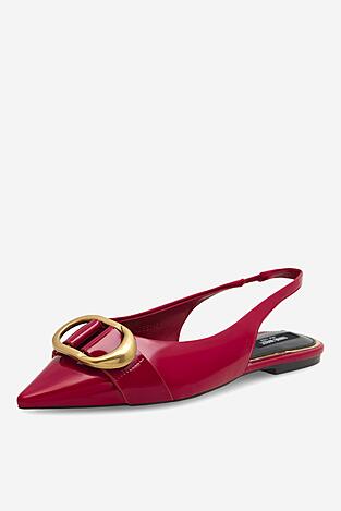 Baleriny NINE WEST WFA2551-1 Czerwony