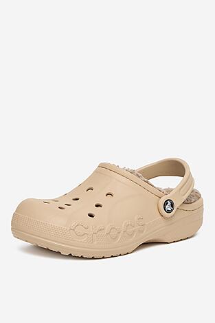 Klapki basenowe Crocs C-BAYA LINED CLOG 205969-2ZM Beżowy