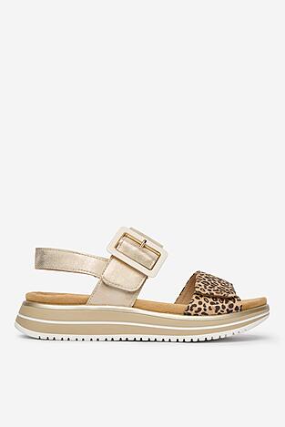 Sandały Remonte CEO-D1J53-91 Złoty