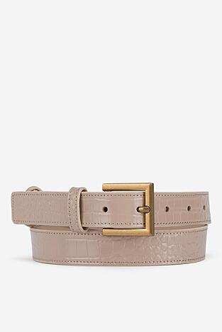 Pasek damski Gino Rossi BLYL23002 Beżowy