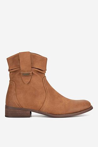 Členková topánka Clara Barson WS23280-01 CAMEL