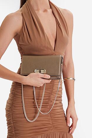 Torebka NINE WEST EO-BELLIS-LX20070 Stare złoto