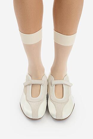 Baleriny Reebok C-ULTRA LO MARY JANE 100261003 Beżowy