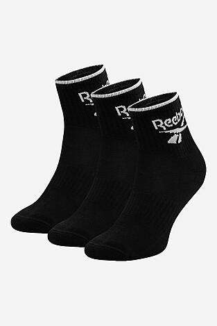 Ponožky Reebok R0362-SS24 (3-PACK) ČIERNA