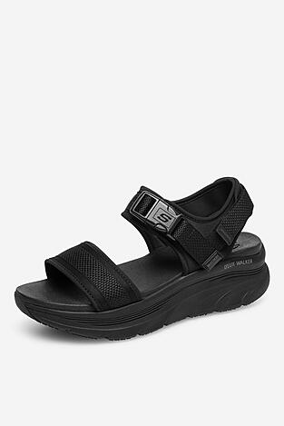 Sandály Skechers D'LUX WALKER 119824 BBK ČERNÁ