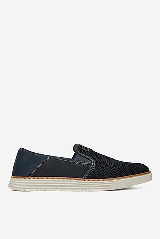 Trampki Rieker B2267-14 Granatowy