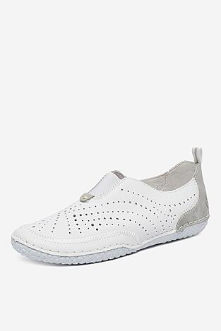 Półbuty Rieker CEO-43663-80 Biały