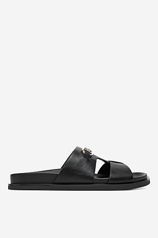 Klapki NINE WEST CEO-JDNW-05 Czarny
