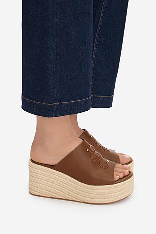 Klapki Badura EO-AMINA-LT0228-26-801 Camel