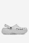 Klapki basenowe Crocs C-BAYA PLATFORM CLOG 208186-101 Szary