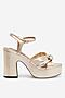 Sandały NINE WEST WFA2634-1 Złoty