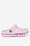 Klapki basenowe Crocs BAYABAND CLOG K 207019-6TG Różowy