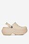 Klapki basenowe Crocs BELLA CLOG 210062-11S Beżowy