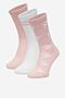 Skarpetki Kappa CEO_KR_SUPERT_SS26(3-PACK) Różowy