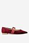 Baleriny NINE WEST 8168-1 Bordowy