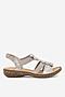 Sandały Rieker 62850-90 Srebrny