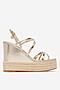 Sandały NINE WEST CEO-SW25-3 04 Złoty