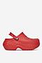 Klapki basenowe Crocs BELLA CLOG 210062-8C1 Czerwony