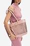 Torebka NINE WEST CEO-BLEEKER PETAL-LDA8699A Różowy