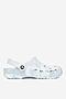 Klapki basenowe Crocs C-BAYA MARBLED CLOG 206935-94S Biały