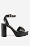 Sandały NINE WEST R25SS04320 Czarny