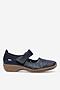Baleriny Rieker 41399-14 Niebieski