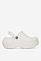 Klapki basenowe Crocs BELLA CLOG 210062-100 Biały