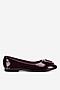 Baleriny Clara Barson WFA3513-1 Bordowy