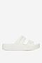 Klapki basenowe Crocs BAYA PLATFORM SANDAL 208188-100 Biały