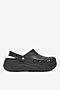 Klapki basenowe Crocs WB-BAYA PLATFORM CLOG 208186-001 Czarny