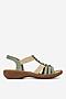 Sandały Rieker 60851-52 Zielony jasny