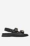 Sandały NINE WEST V1557-703-1 Czarny