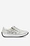 Sneakers Rieker N1112-80 Srebrny
