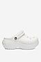 Klapki basenowe Crocs BELLA CLOG 210062-100 Biały
