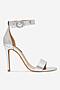 Sandały NINE WEST WFA2646-1 Srebrny