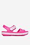 Sandały Crocs BAYABAND SANDAL K 211054-6QQ Różowy