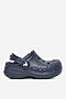 Klapki basenowe Crocs C-BAYA LINED CLOG T 207501-463 Granatowy