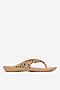 Klapki basenowe Crocs KADEE II LEOPARD FLIP W 206398-98R Złoty