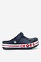 Klapki basenowe Crocs BAYABAND CLOG K 207019-410 Granatowy