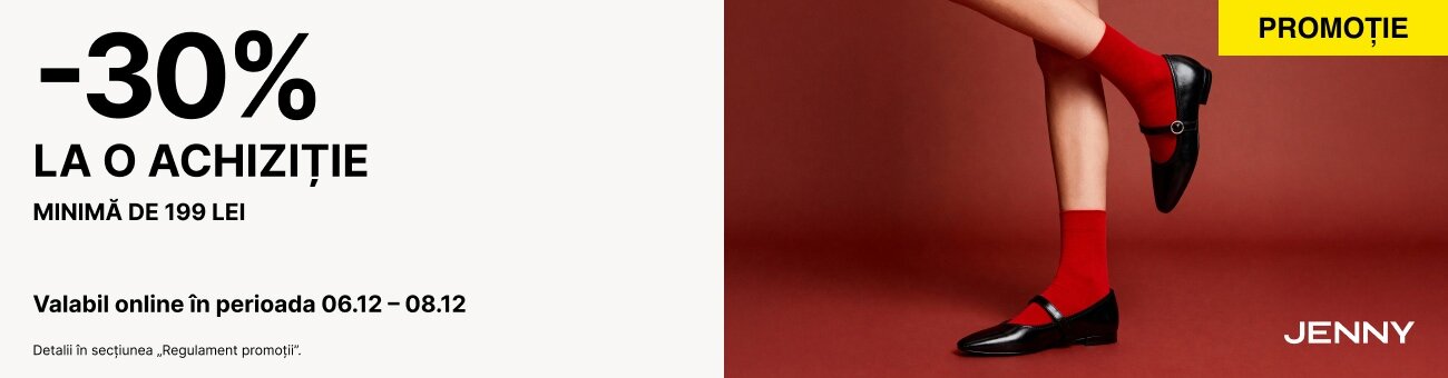 30% reducere de Mos Nicolae pentru cumparaturi de min. 199 lei