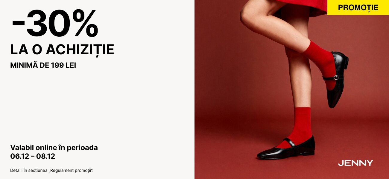 30% reducere de Mos Nicolae pentru cumparaturi de min. 199 lei