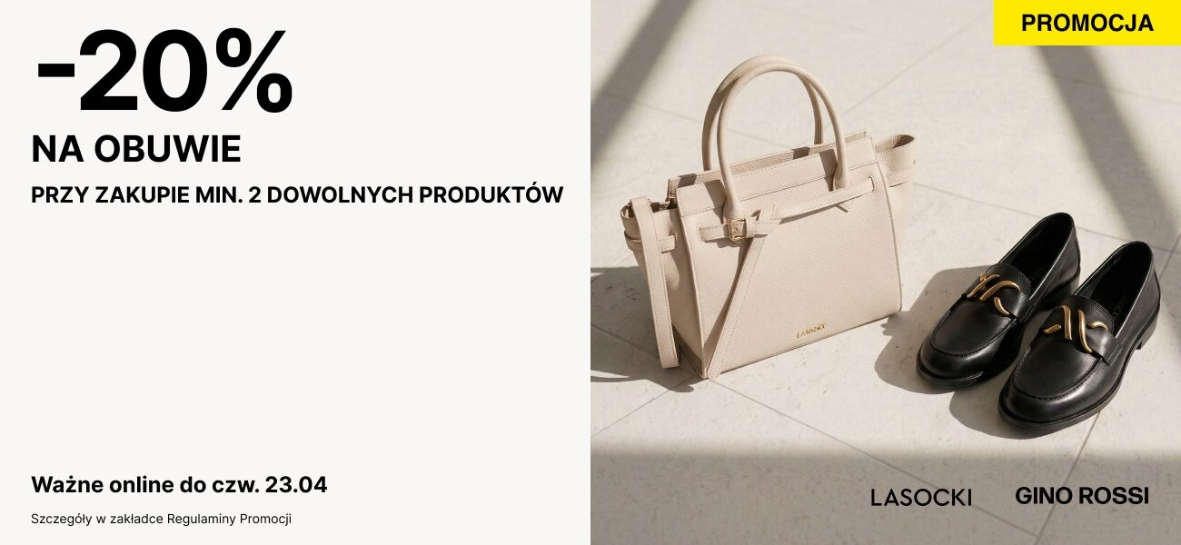 -20% na buty przy zakupie 2 produktów
