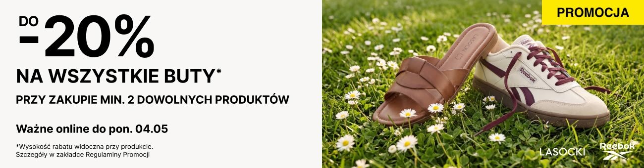 do -20% na buty