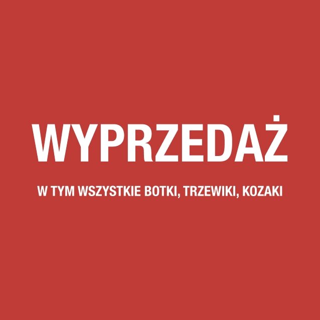 WYPRZEDAŻ: w tym botki, trzewiki, kozaki do -30%