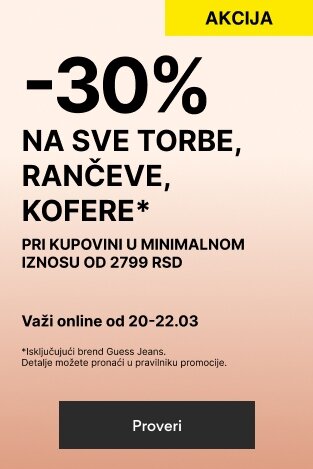 -30% NA SVE TORBE, RANČEVE, KOFERE
