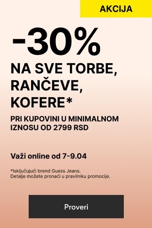 -30% NA SVE TORBE, RANČEVE, KOFERE