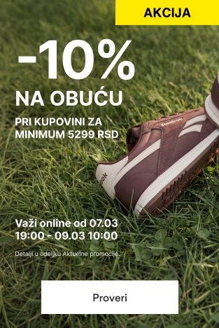-10% NA OBUĆU pri kupovini za minimum 5299 RSD