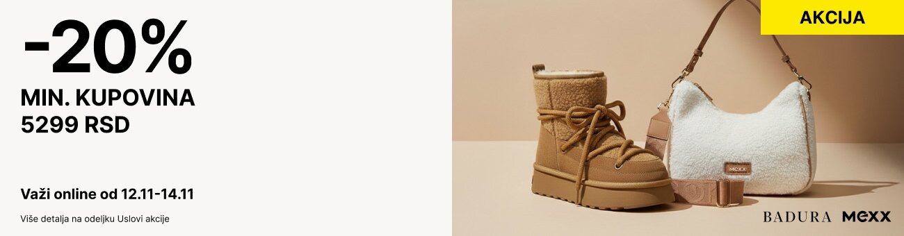 -20%  Min. kupovina 5299 RSD